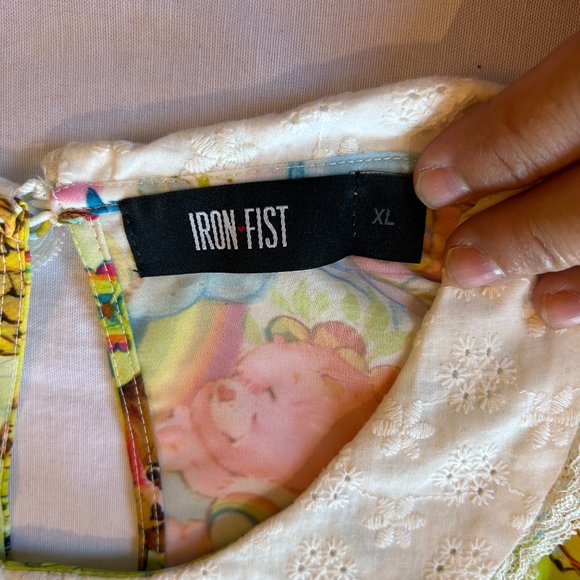Iron Fist Care Bears “Spring Fling Girly Top”🌈 - Picture 2 of 5